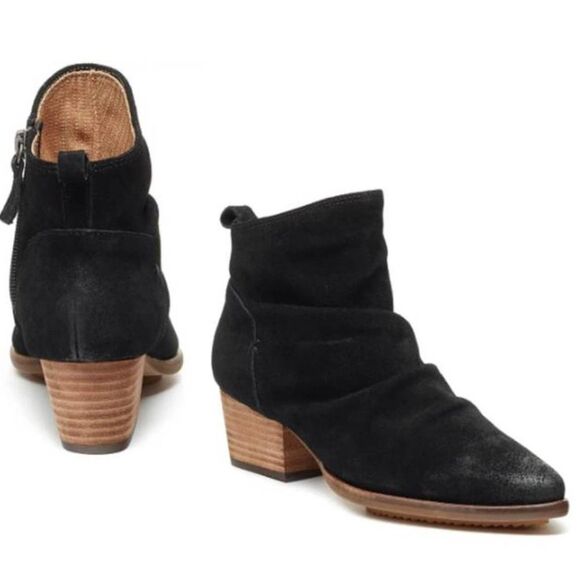 KELSI DAGGER BROOKLYN Women Distressed Leather Bootie Size 6.5 $129‎ - Picture 1 of 3